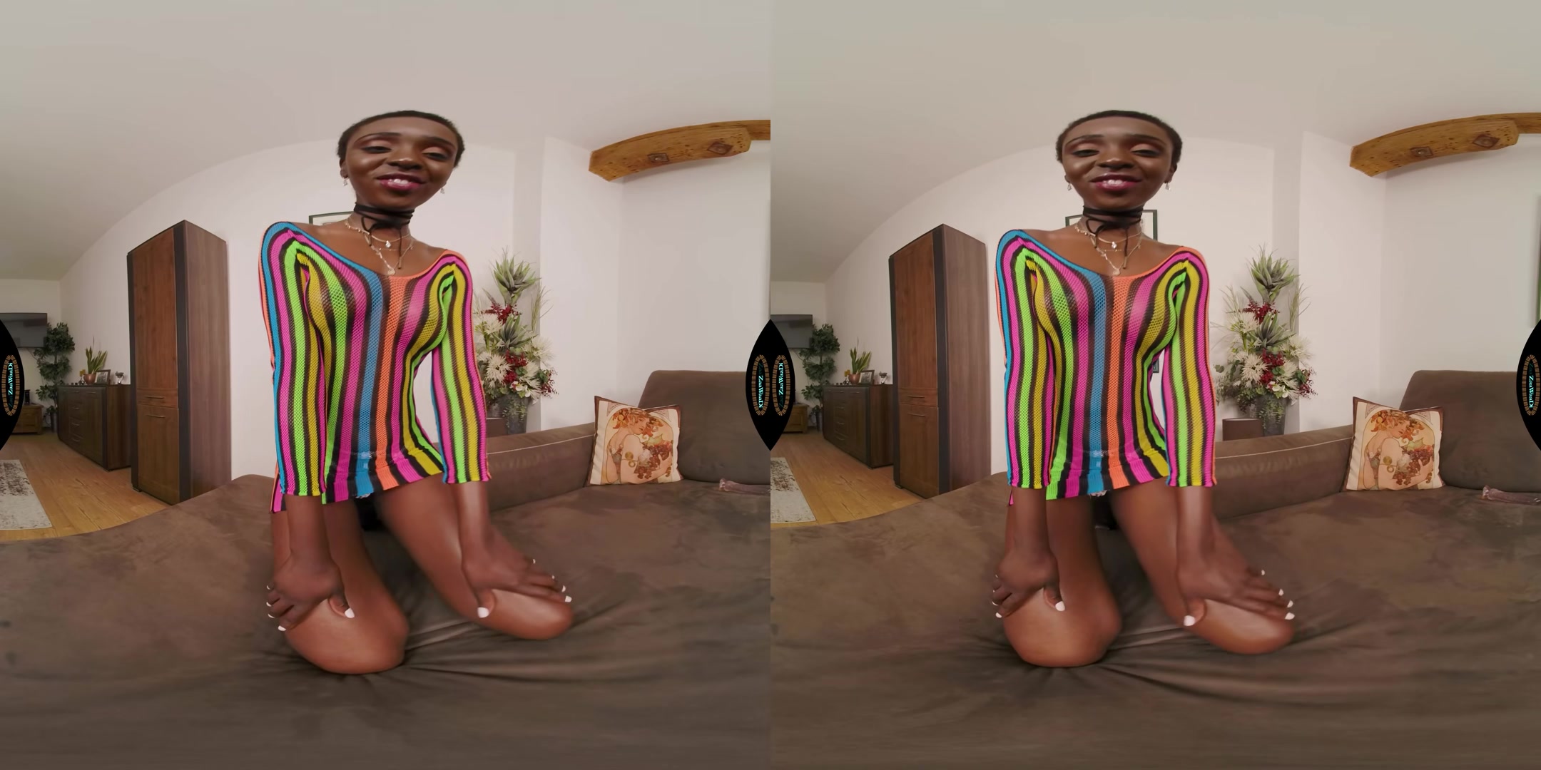 Fucking With Big Dildo - ZaawaadiVR