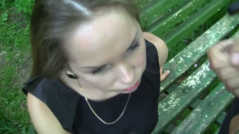 Sexy stripper gets fucked in the park