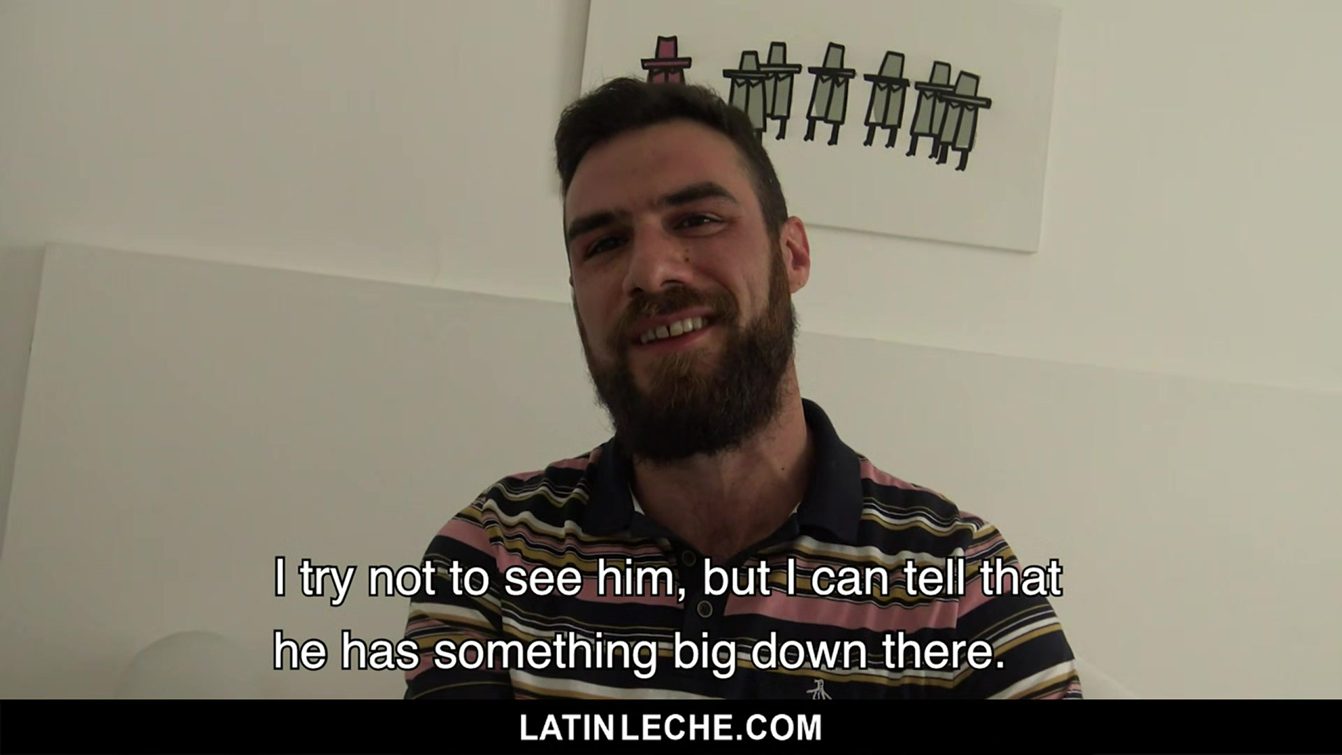 LatinLeche - Cute Latino Boys Seduce A Hairy Stud In A Steamy Threesome