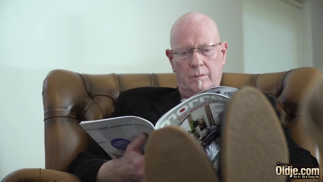 Nauhgty Old Guy Shows teen 18+ How Its Done