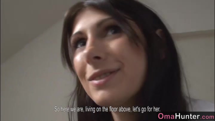 old and young threesome sex party