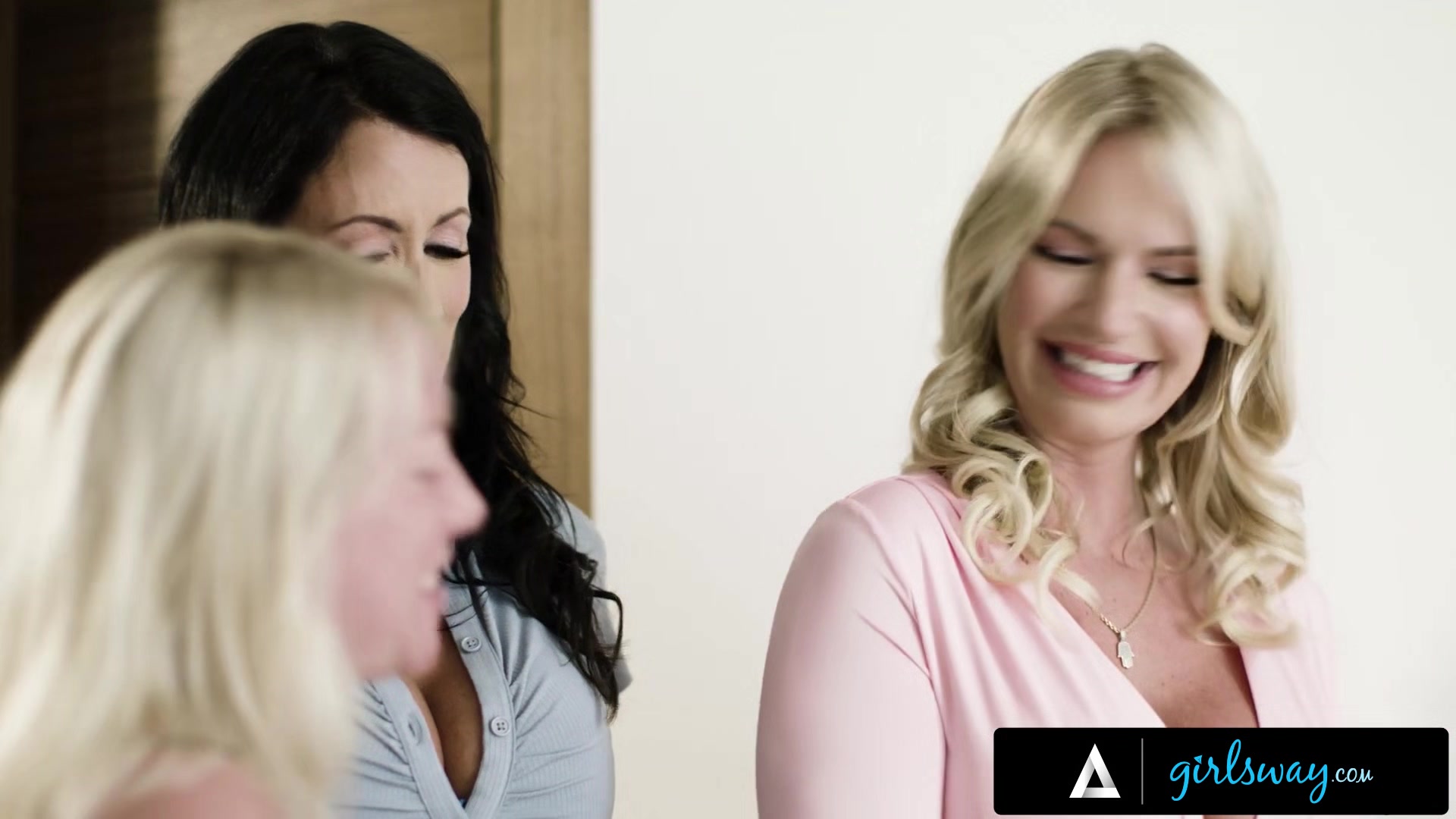 GIRLSWAY - Homeless Girl Fucks MILFs Couple Reagan Foxx & Rachael Cavalli in Exchange For a Home!