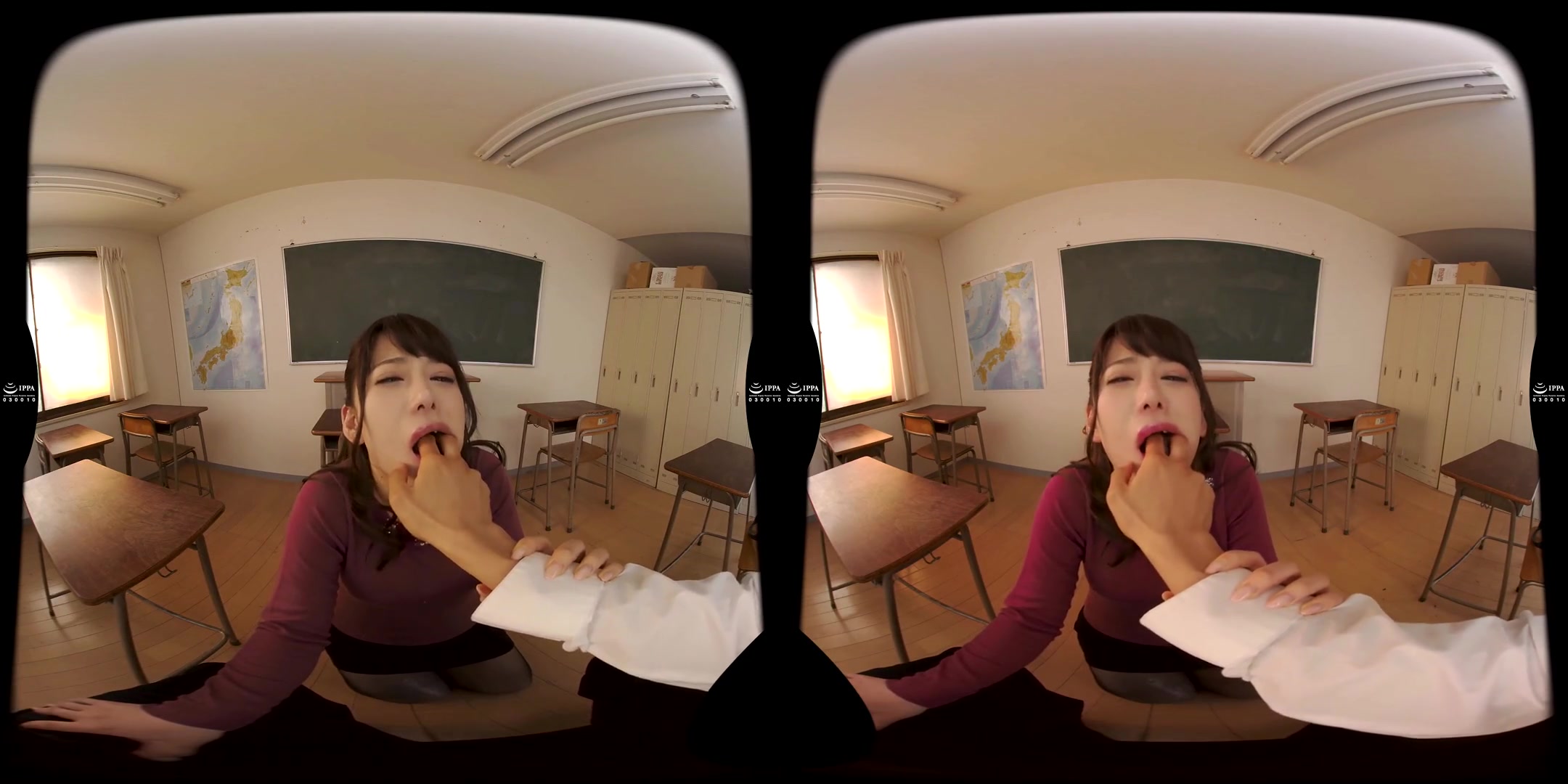 Nozomi Arimura in Nozomi Arimura Female Teacher Irrumatio 1 - WAAPVR