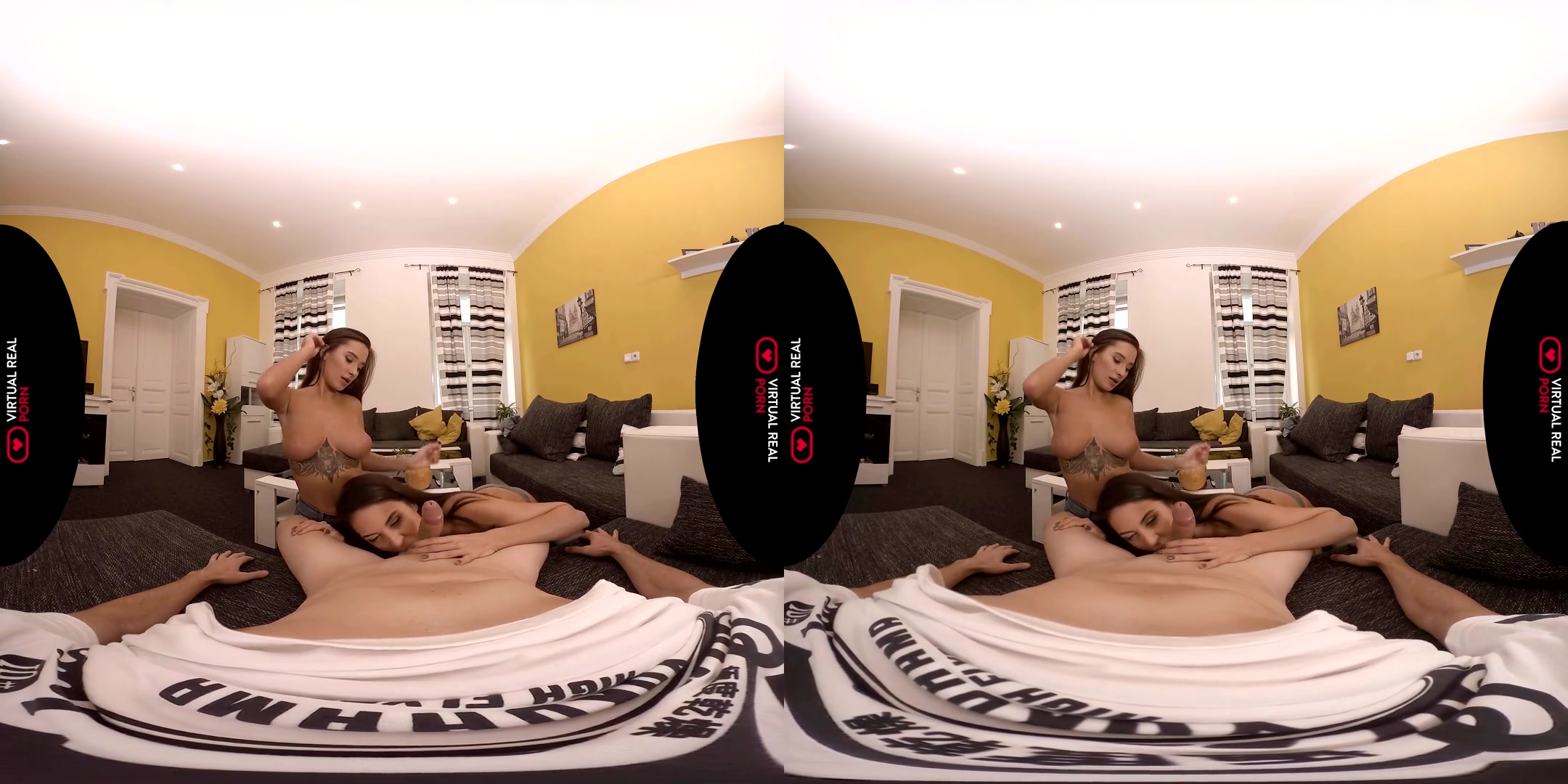 Carolina Abril & Liya Silver in Pumpkin Contest - VirtualRealPorn