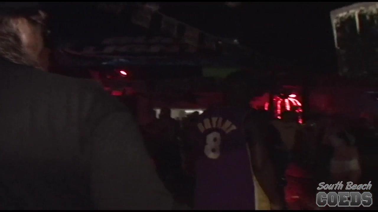 Booty Shake Competition At Gangsta Club Key West Then Spring Break Madness Cops Foam Party - SouthBeachCoeds