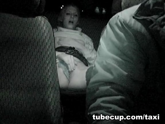Awesome cam masturbation on taxi back seat