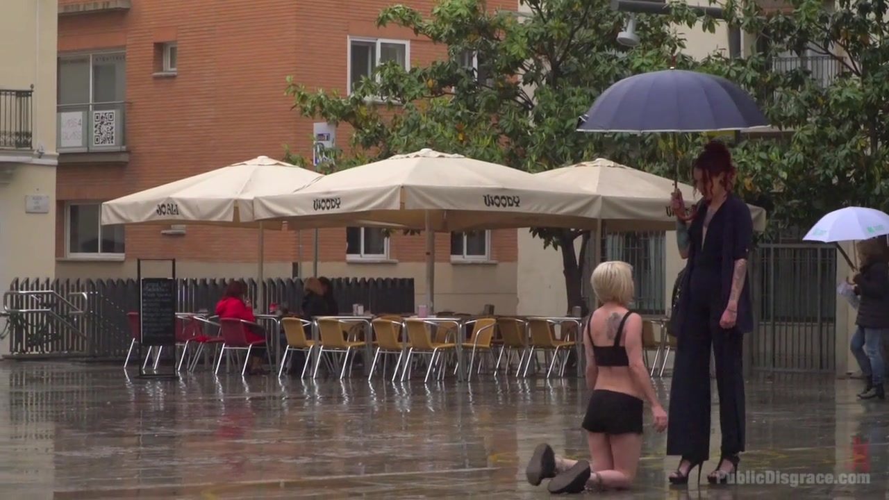 Eager Bitch Spanked And Flogged In The Rain - 1 - PublicDisgrace