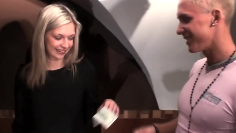 Crazy public fuck video with a gorgeous blondie