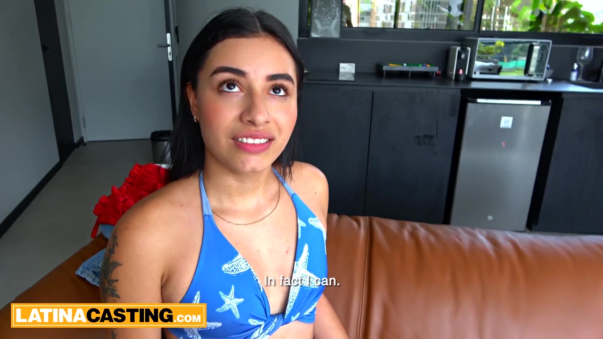 Latina Casting - 19yo Small Tits Babe Takes Huge Dick In Her Teen Cunt