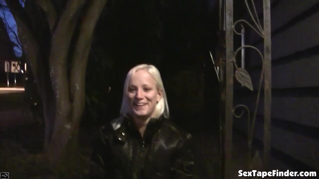 POV blonde teen gives a frisky footjob to hard cock