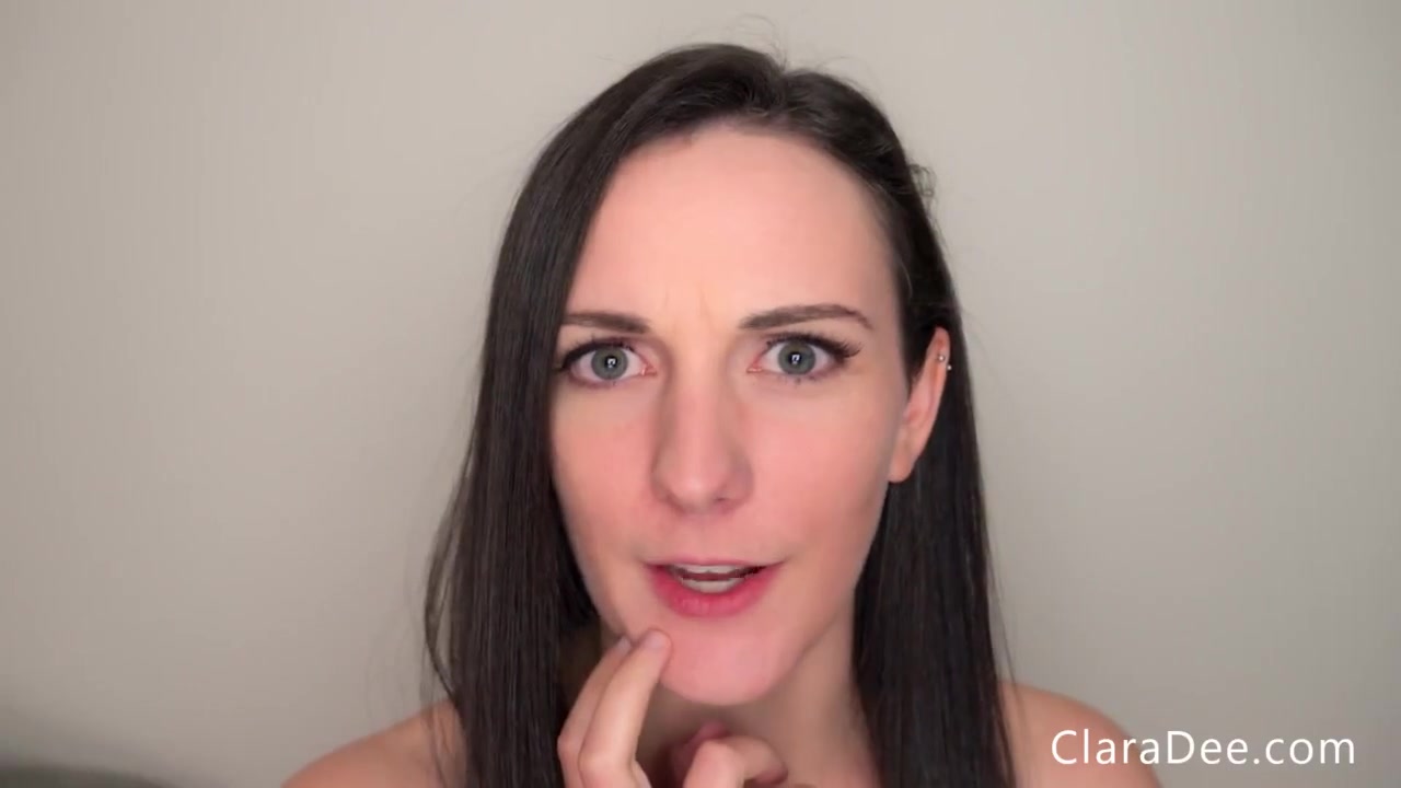 Clara Dee - Finger Sucking Joi With Huge Sloppy Facial And Cum Play