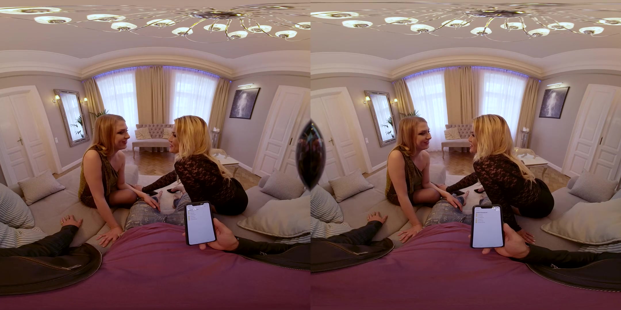 His New Year' Resolutions - Blonde Bombshell MFF Threesome POV