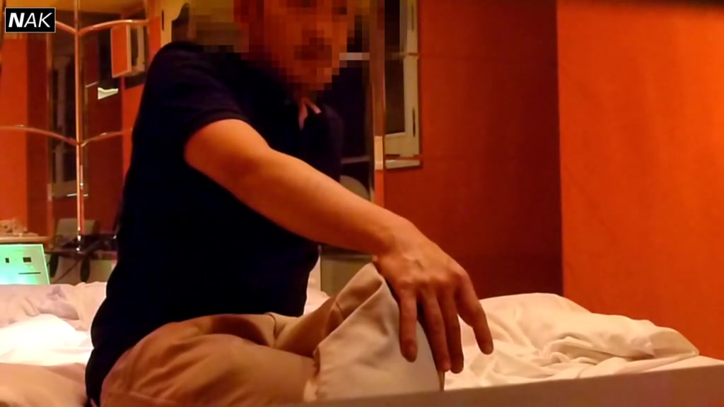 Young Japanese guys teasing each other in amateur video