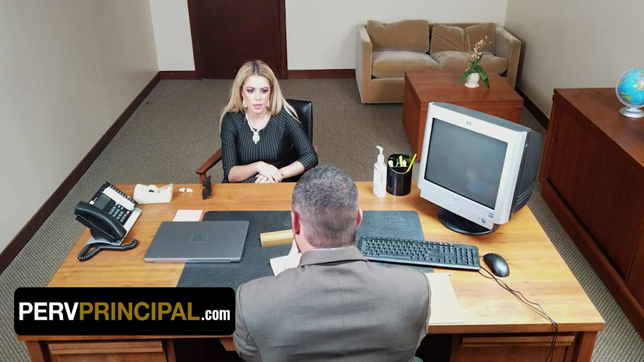 Petite Stepmom Satisfies Principal To Avoid Expulsion - Vivianne De Silva, Vivi Anne And De Silva