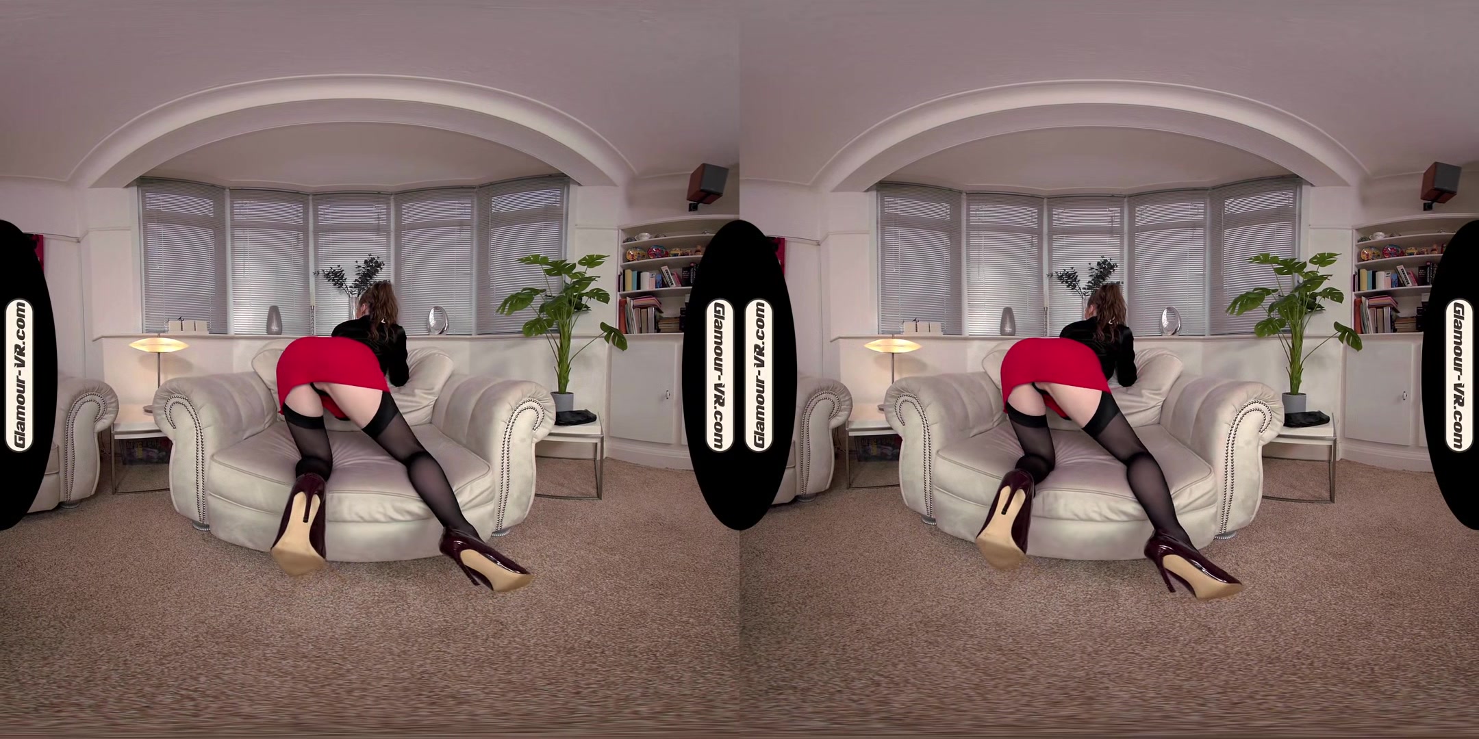 Brook Logan Sexy Secretary With Black Stockings Pleasures Herself Joi - 8k Vr
