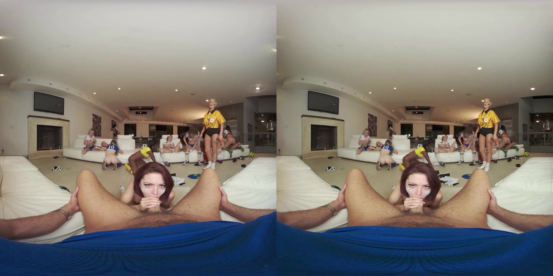 Chloe Foster & Lola Fae & Jane Wilde & Ember Snow & Alexis Avery in VRB World Cup 2018 VR Porn Video - VRBangers