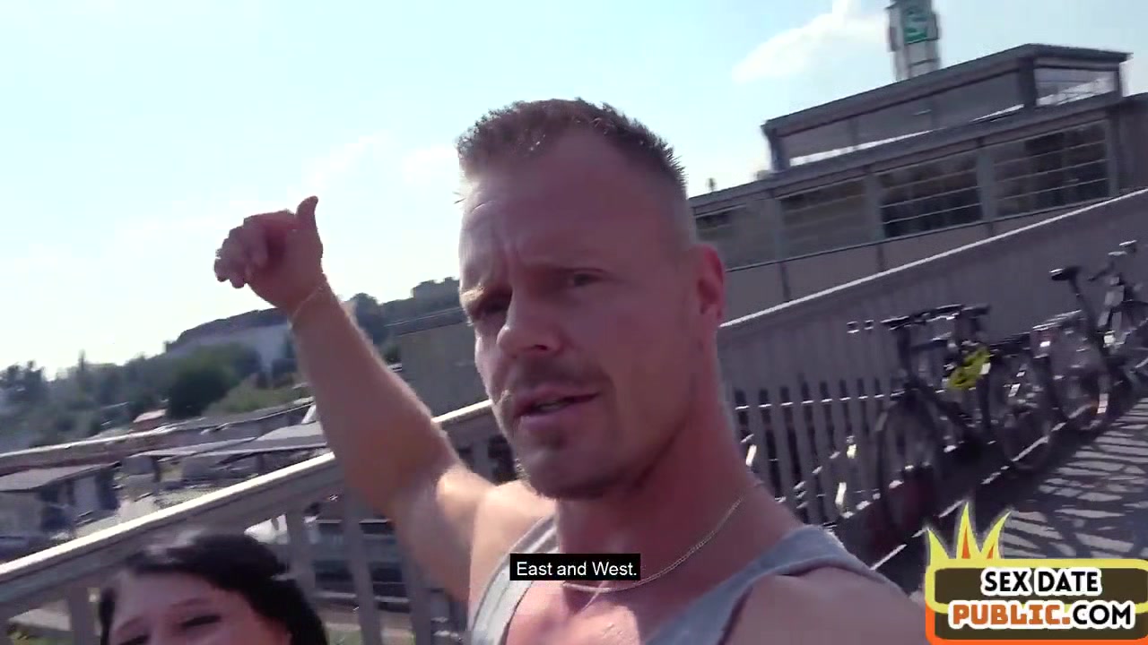 Squirting slut fucked outdoor in public place by sex date