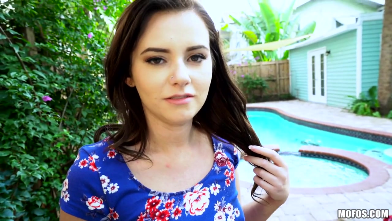 karlie brooks in Shy Brunette Flashes Pussy - PublicPickups