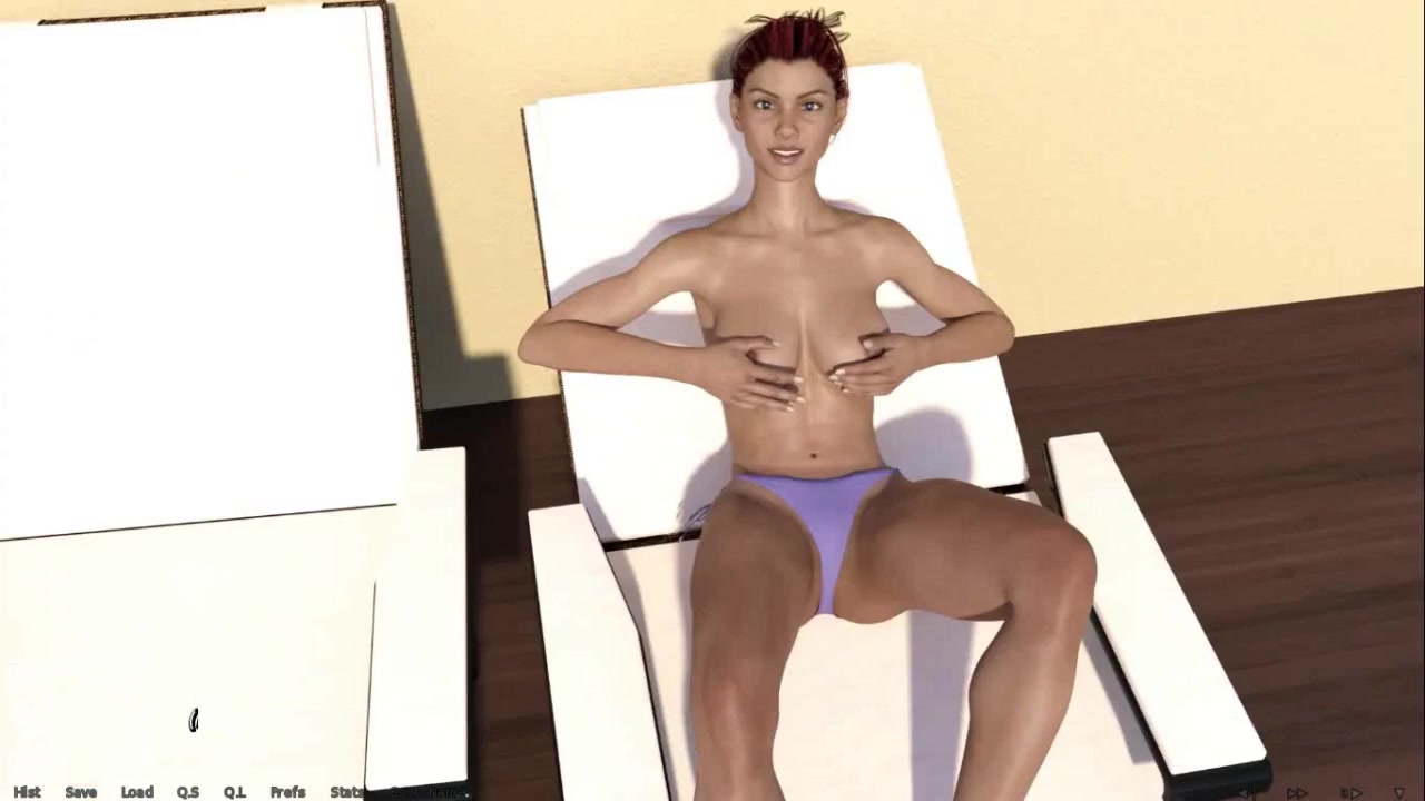 Where The Heart Is Naughty Half Naked Girl By The Pool Ep35