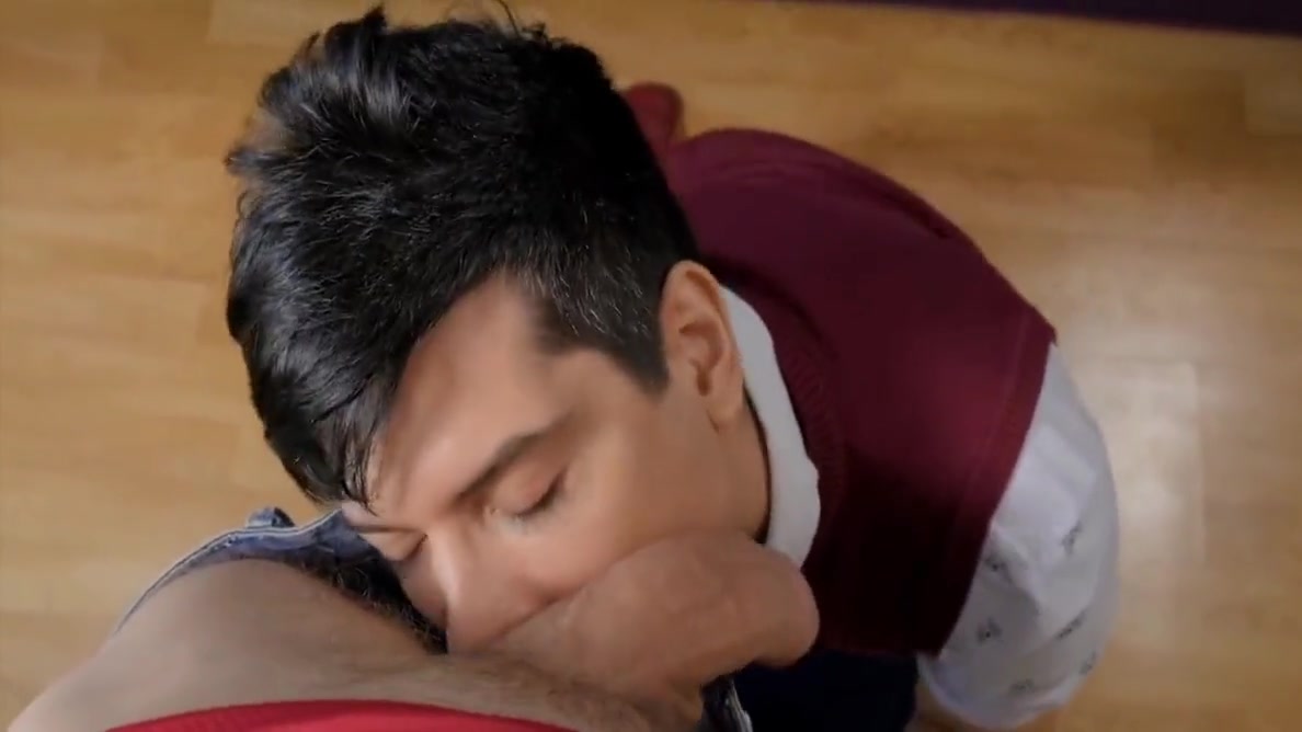 Sexy Young Beautiful Twink Sucks Daddys Monster Cock In Front Of School