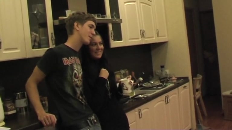 Legal Age teenager 18+ paramours escaped from guests for real couples sex