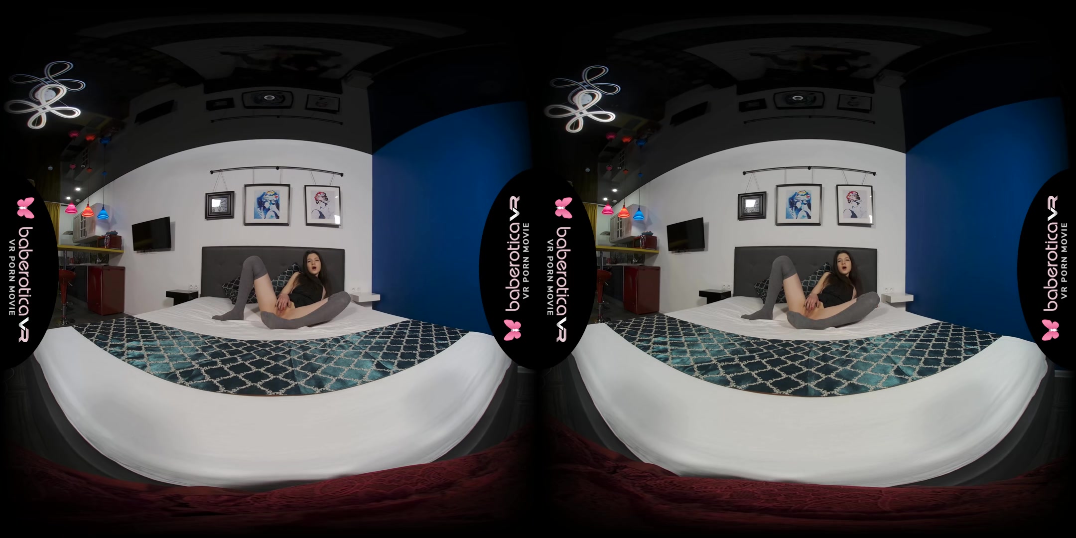 Denis Is Our Newest Russian Brunette With A Slender Hot Sexy Body In VR - BaberoticaVR