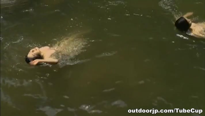 Lovely Asian milfs enjoy the outdoors and masturbation