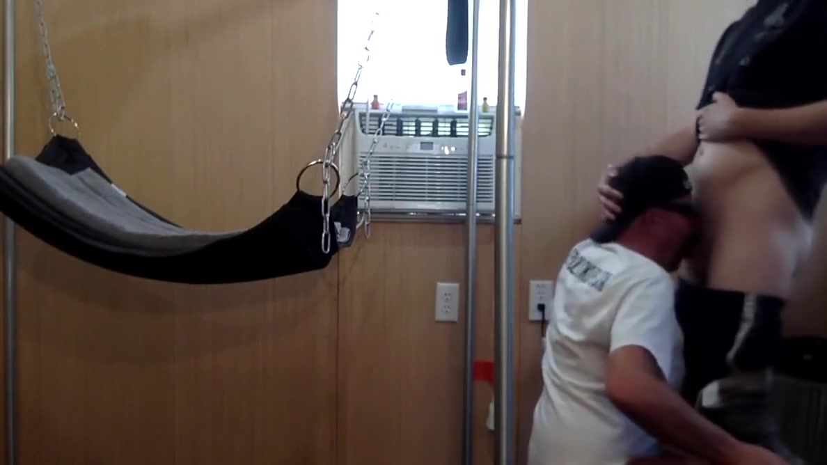Gloryhole Amateur Dilf Fucked By Stud In Sling After Blowjob
