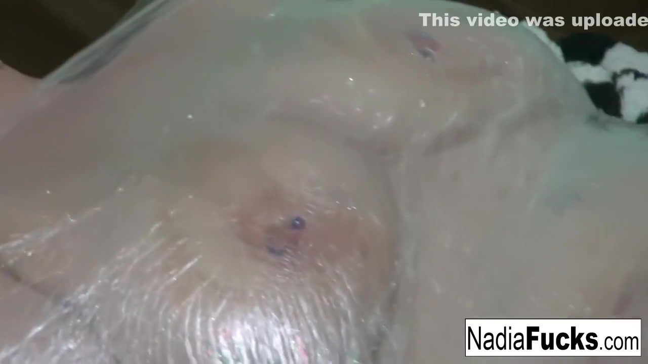 Hot Blonde Is W In Plastic 5 Min With Nadia White