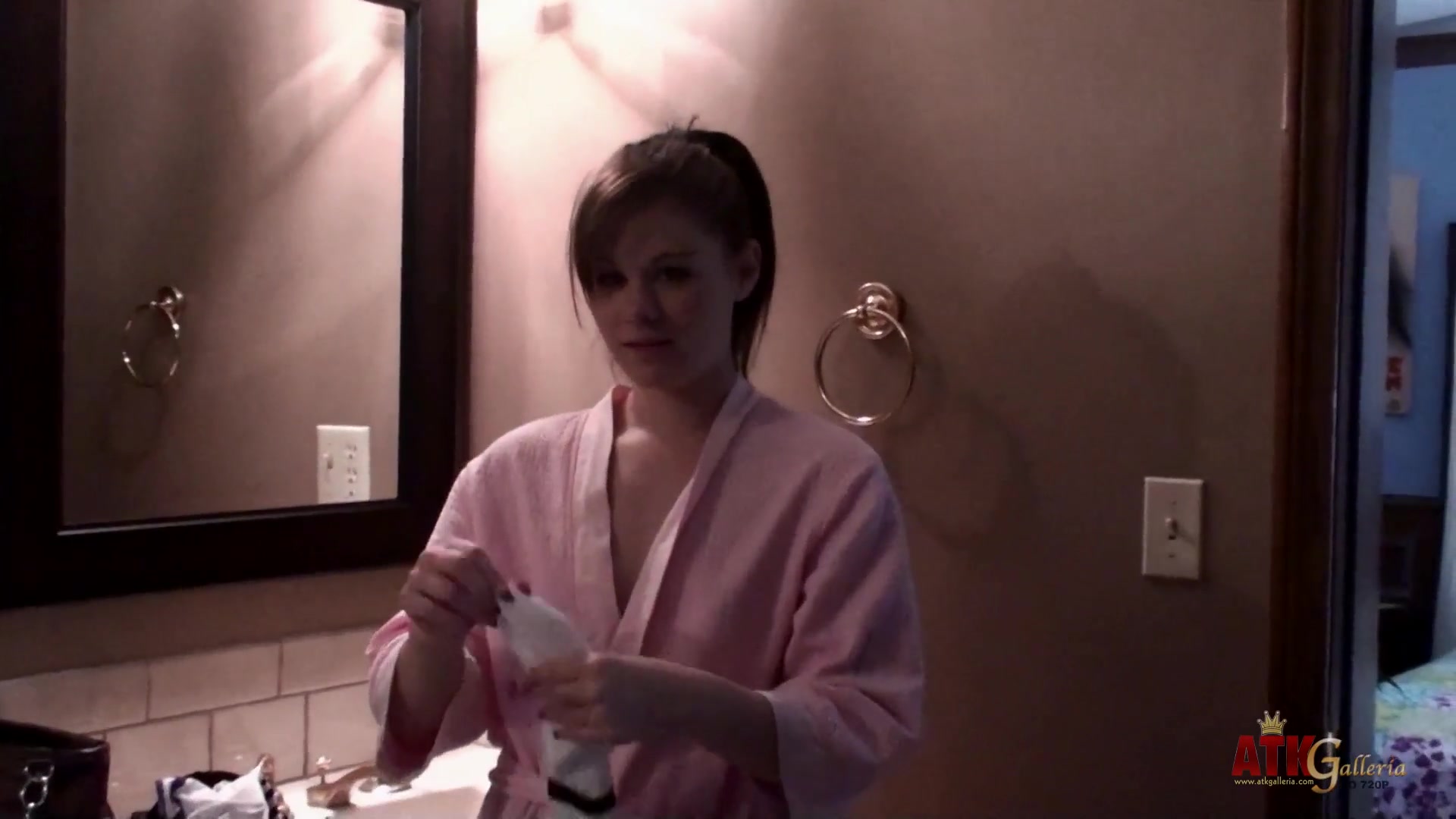 Angel changing her clothes