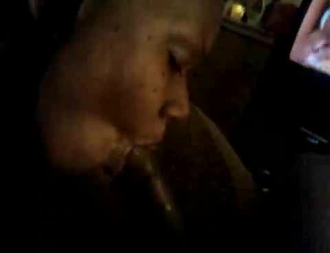 Ebony pussycat eats a black schlong in the close-up porn vid