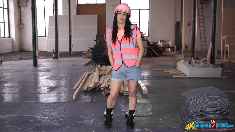 Chloe Lovette - Building Site Striptease - BoppingBabes