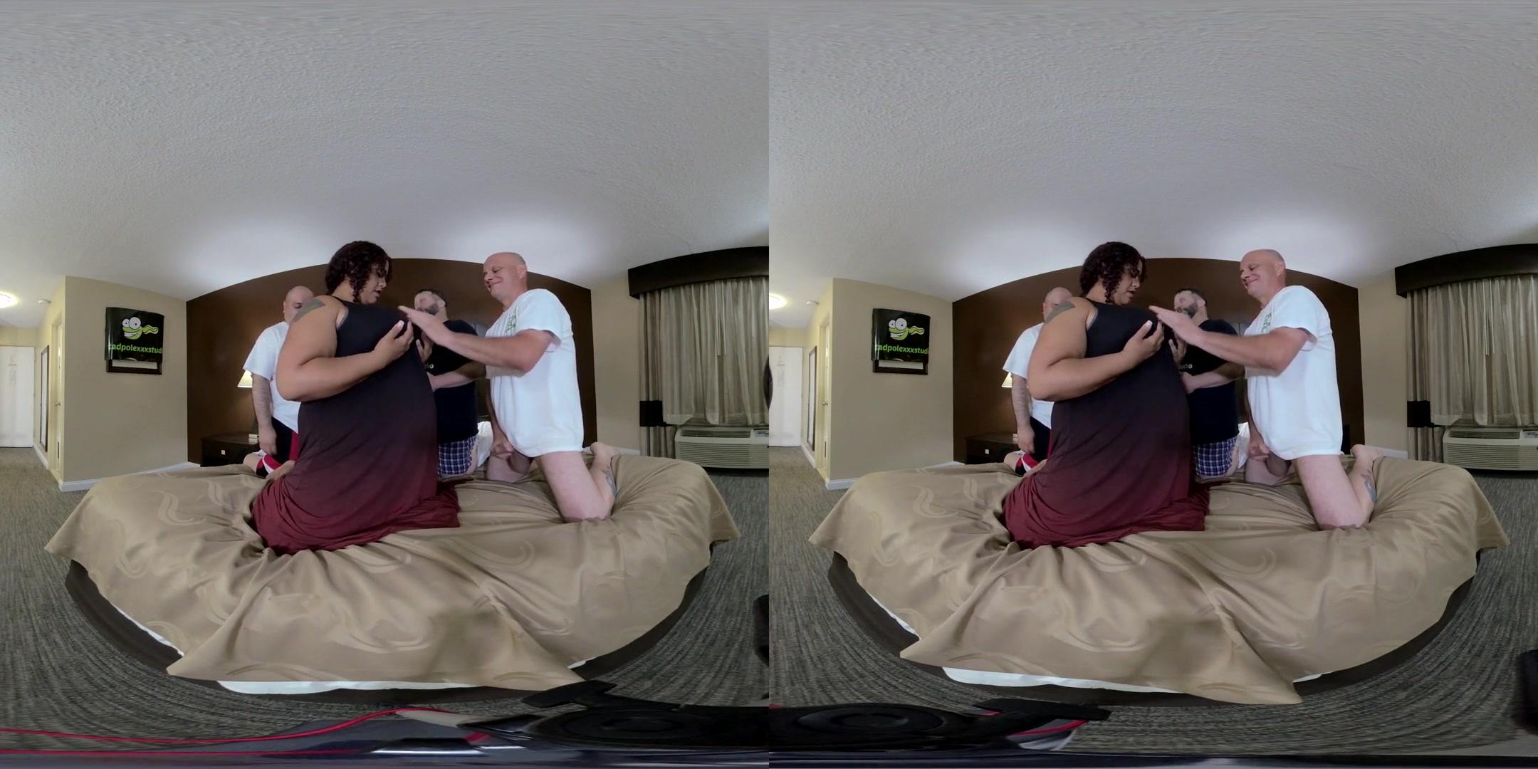 BBW Lillian Vega Mini Gangbang - Big Tits BBW Oral Creampie and Gangbang