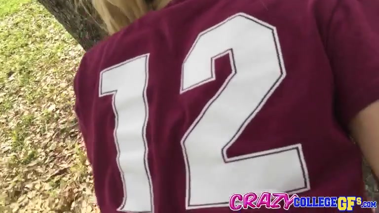 Mila Blaze in Park quickie - CrazyCollegeGFs