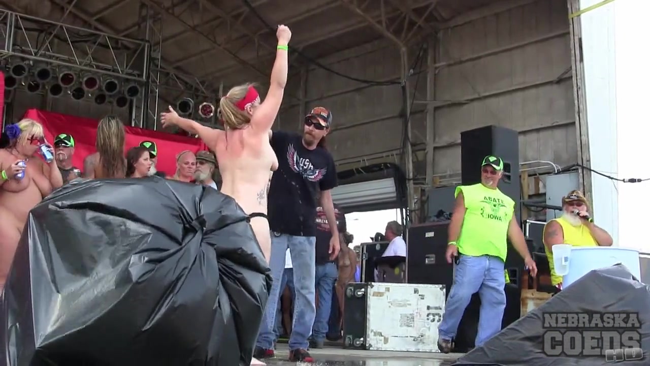 Big Fake twins Wet Tshirt Contest from Abate 2014 Biker Rally Last Week - NebraskaCoeds