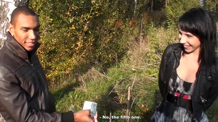 Hawt pick up fucking in the forest