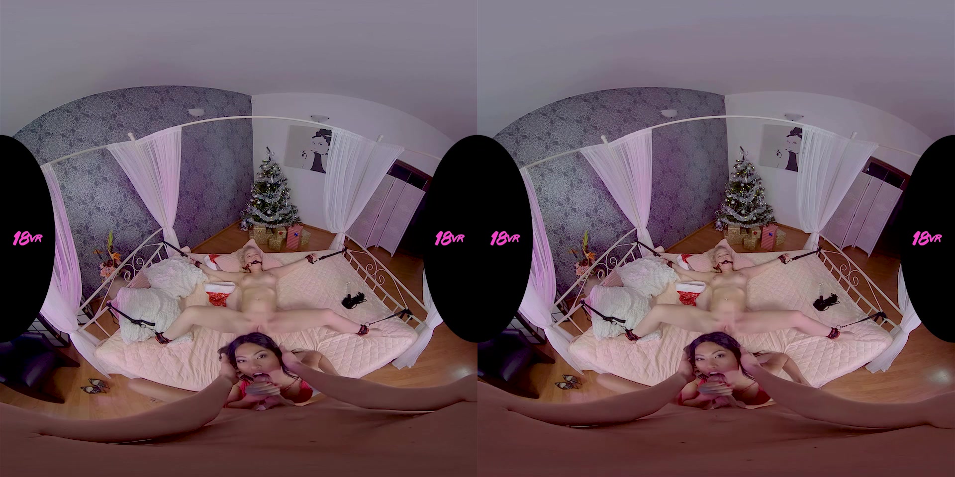 Polly Pons & Alexa Flexy in Christmas Bashing - 18VR