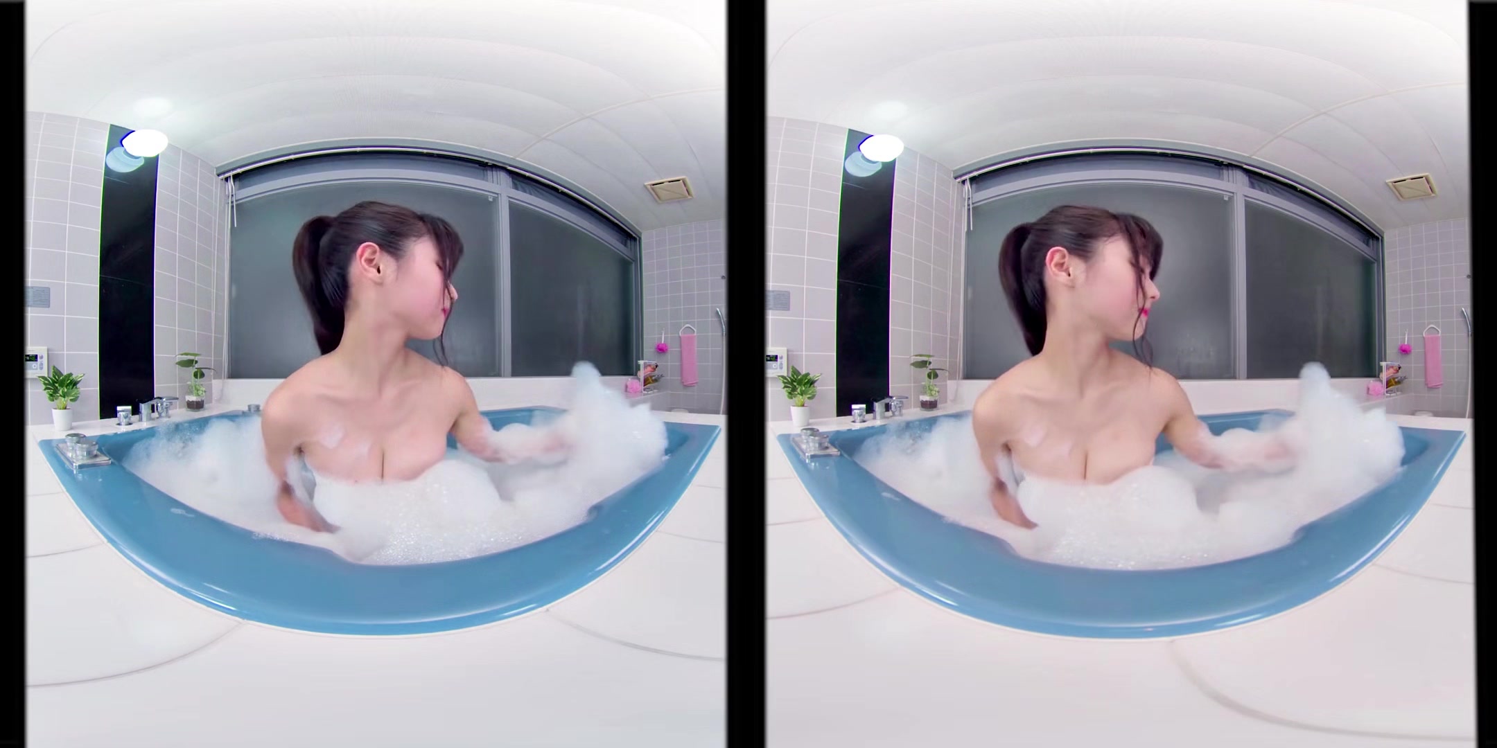 Saya Bubble Bath Selfie & Massage; Big Tits Japanese Girl Solo