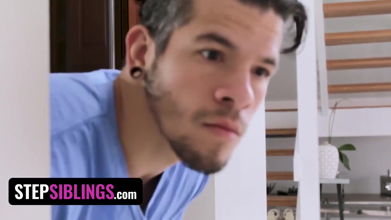 Free Premium Video Stepsiblings - Horny Stepbro Almost Get Caught Sticking His Huge Dick Inside His Tiny Stepsis Pussy
