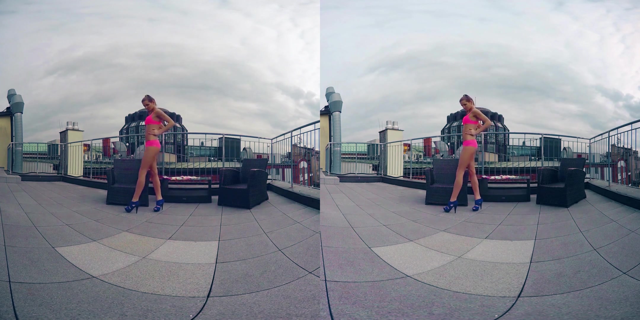 Sara Kay in Petite Sara Toys on the Rooftop - BravoModelsMedia