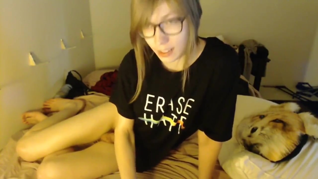 legal age teenager 18yo Glasses Wecam Trap shelady Femboy Sissy Girly twink