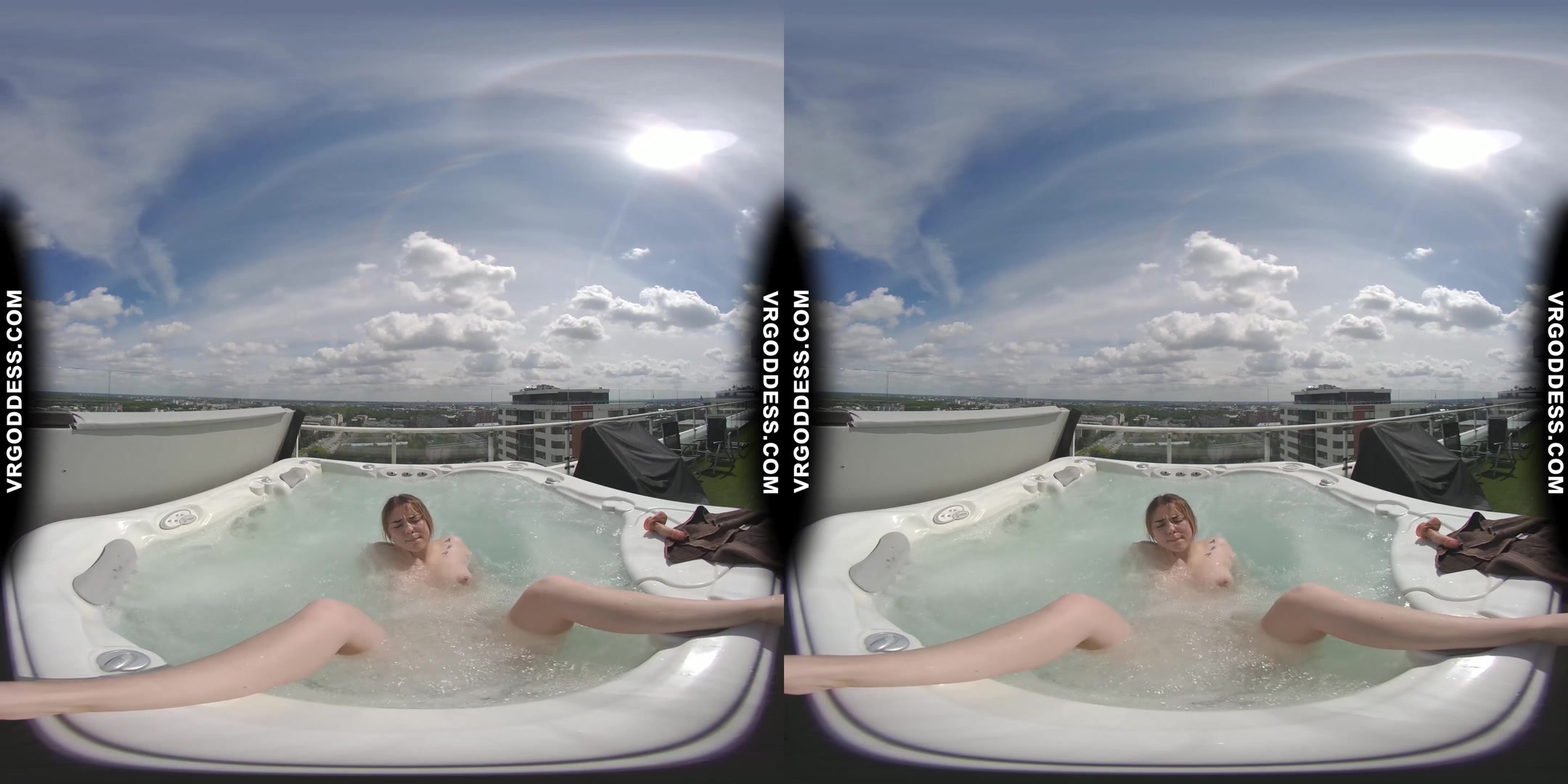 Teen Adreana Jilling In Jacuzzi With Suction Cup Dildo Orgasming Vibratin Her Clit On Water Jets