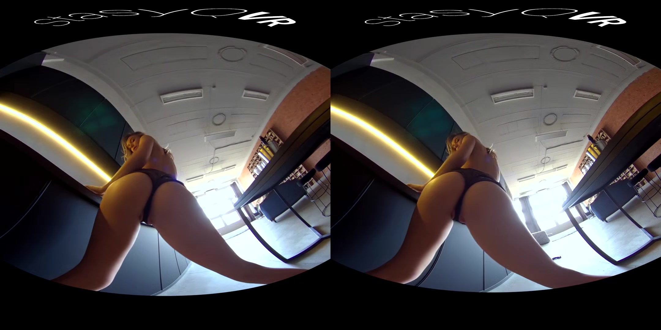 Amateur Russian babe teasing in exclusive POV VR video