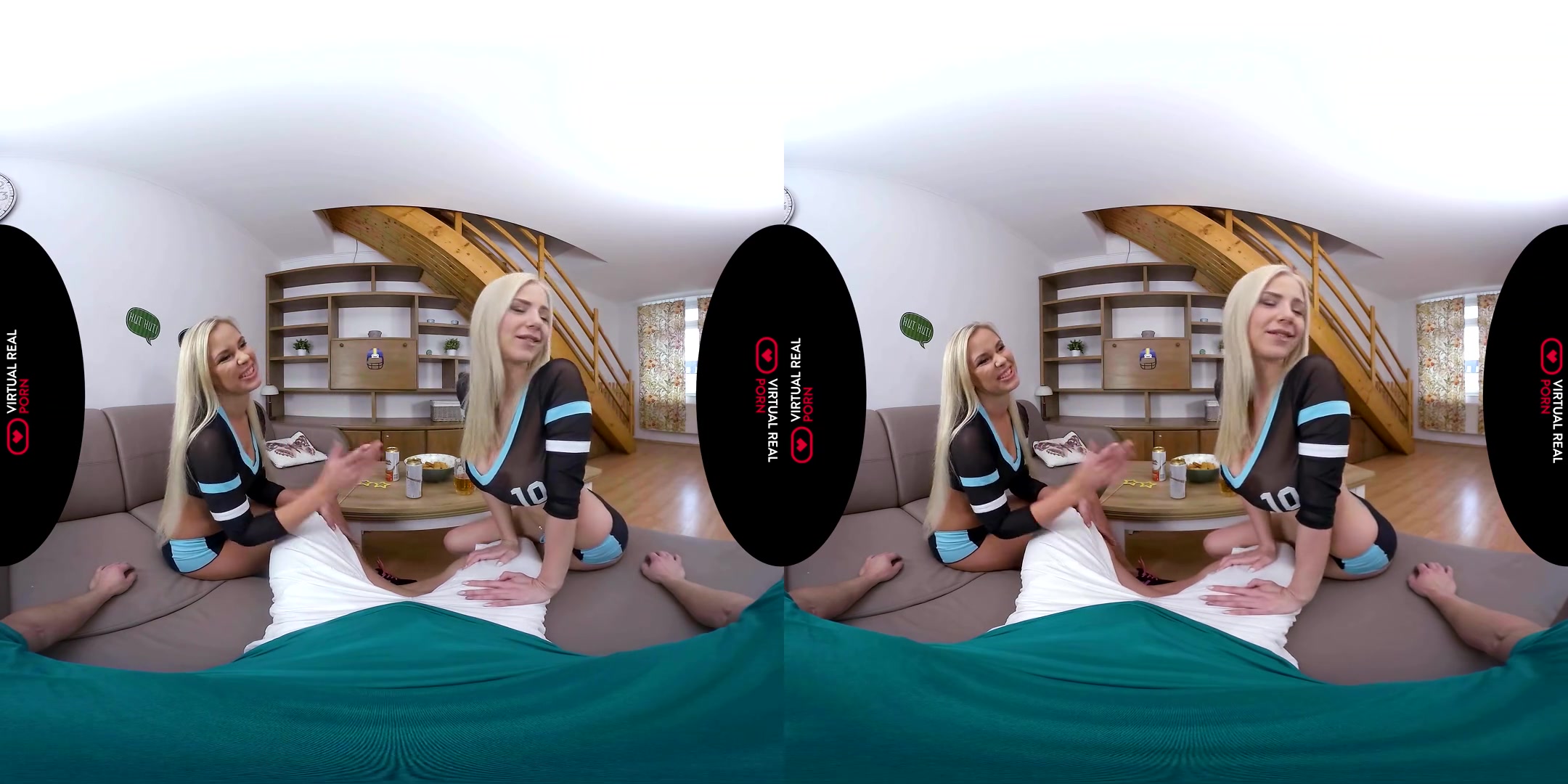Lola Myluv & Natalie Cherie in Superbowl Halftime - VirtualRealPorn