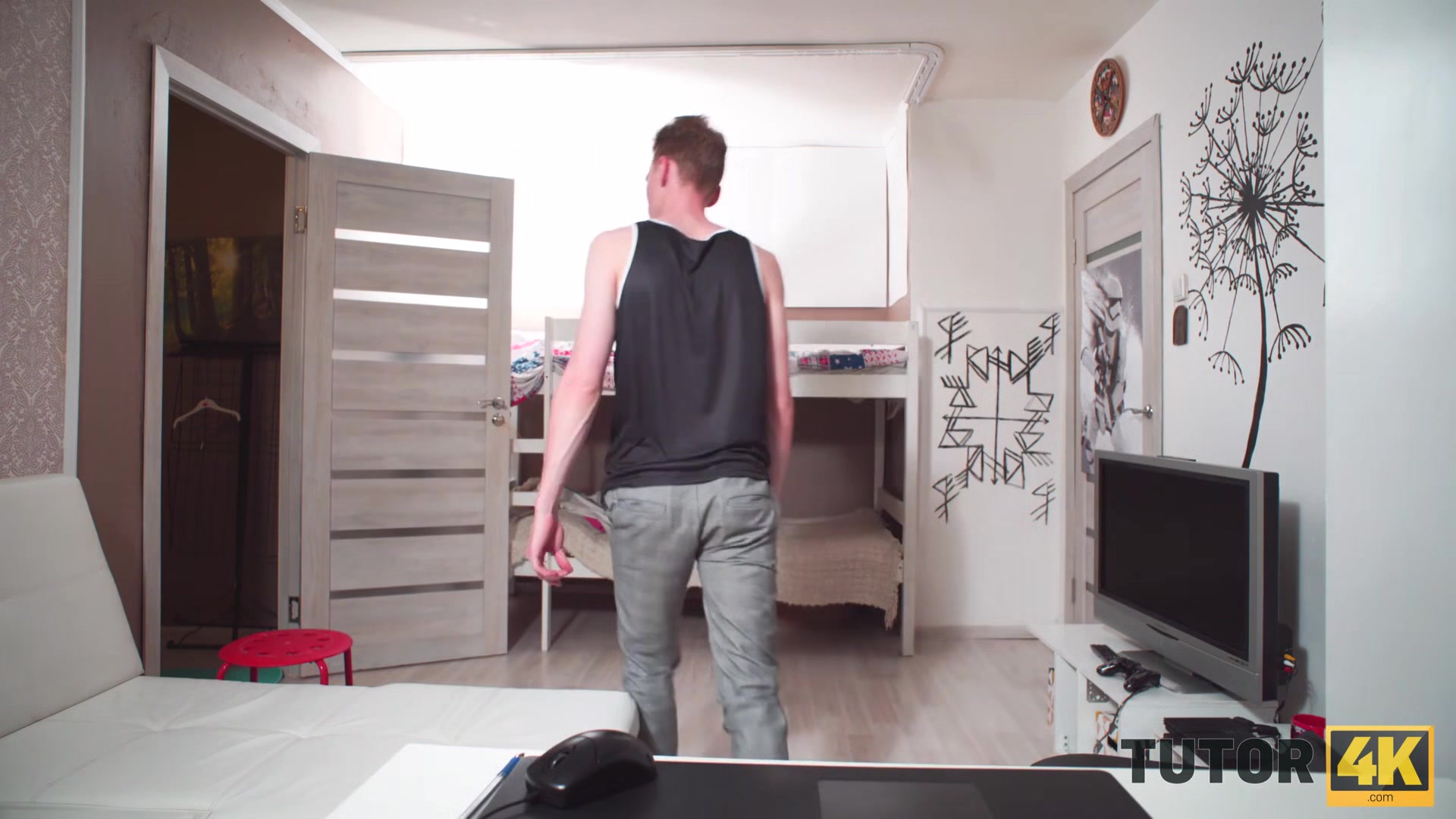 TUTOR4K. Teacher is fucked by depraved guy who needs no education but fucking