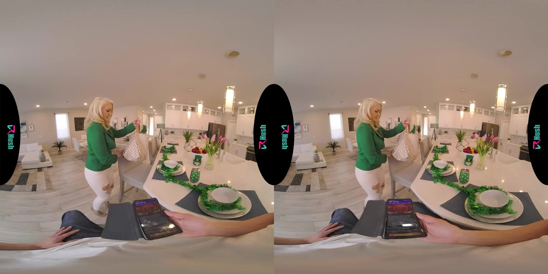 Sweet Saint Pat's Day - POV Fucking Your Busty Blonde Roommate