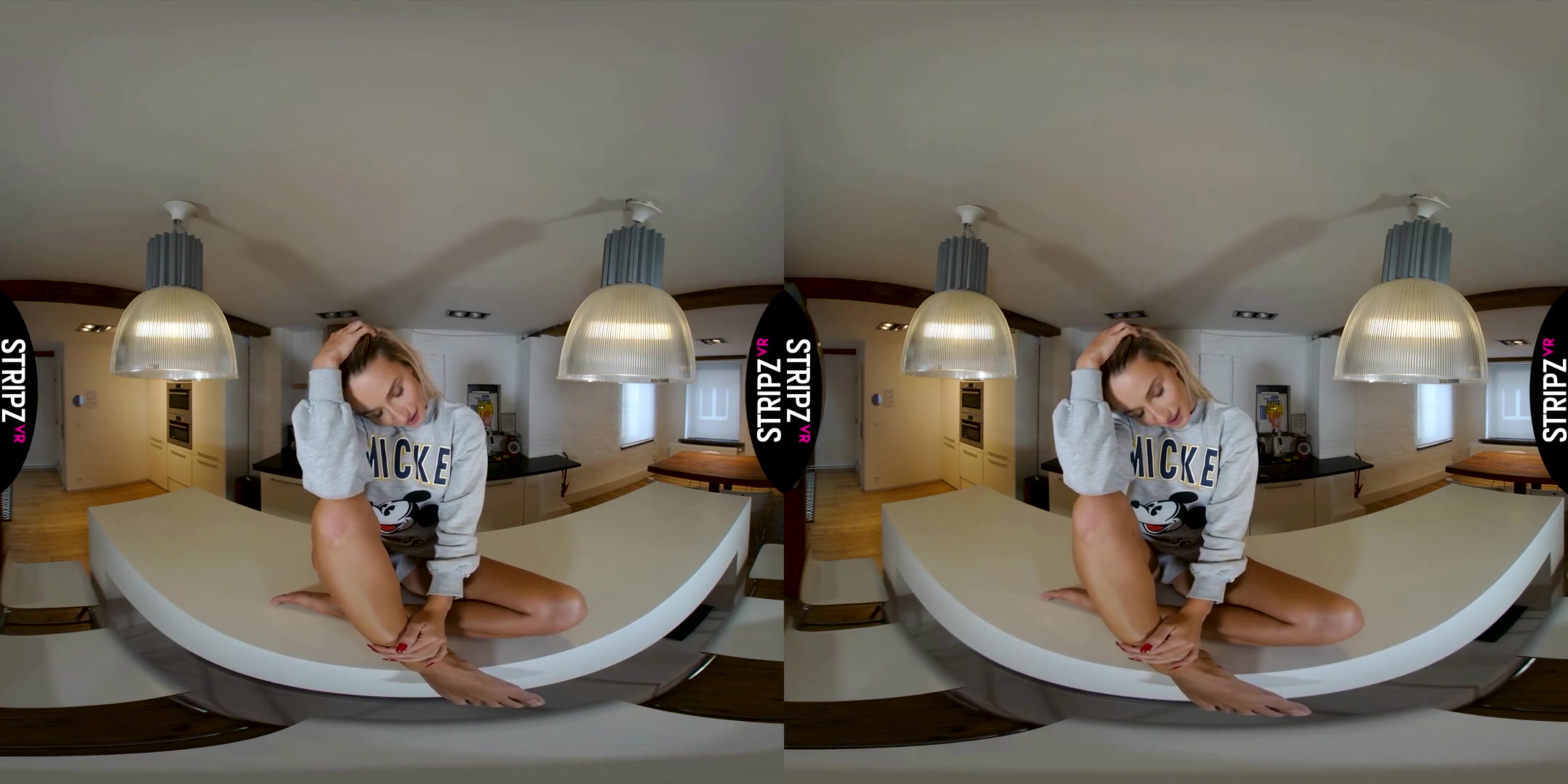 Tantalize - Fit Blonde Solo Model Striptease - SexLikeReal