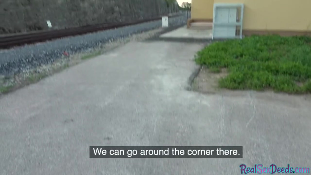 Skinny teen 18+ public POV fucked 4 cash outdoor after casting