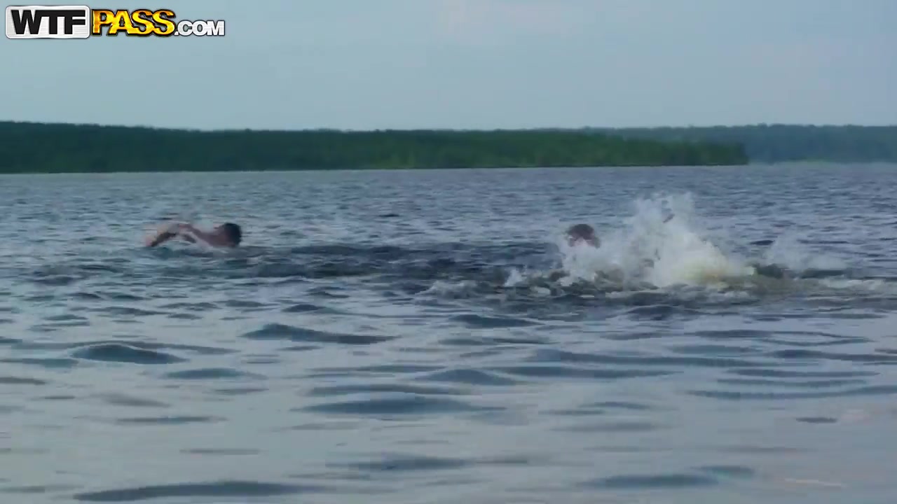 student 18+ friends decided to spend day together near the sea
