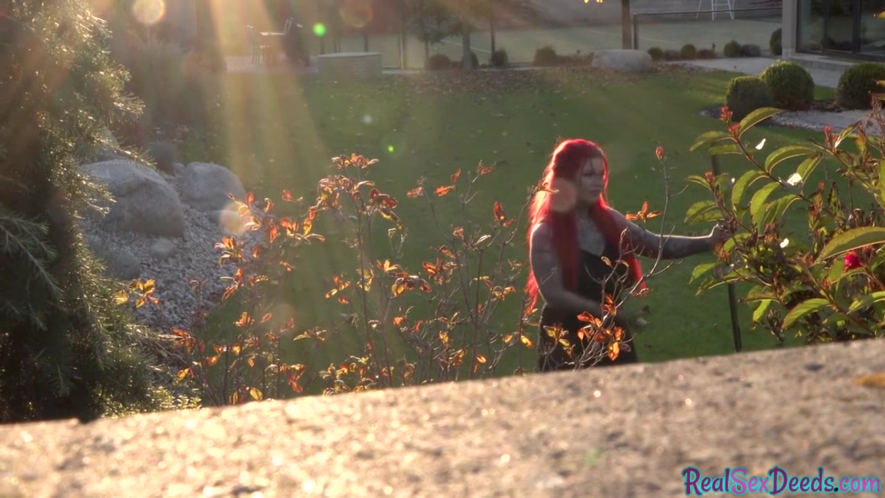 Redhead POV busty babe fucked outdoor ***after casting